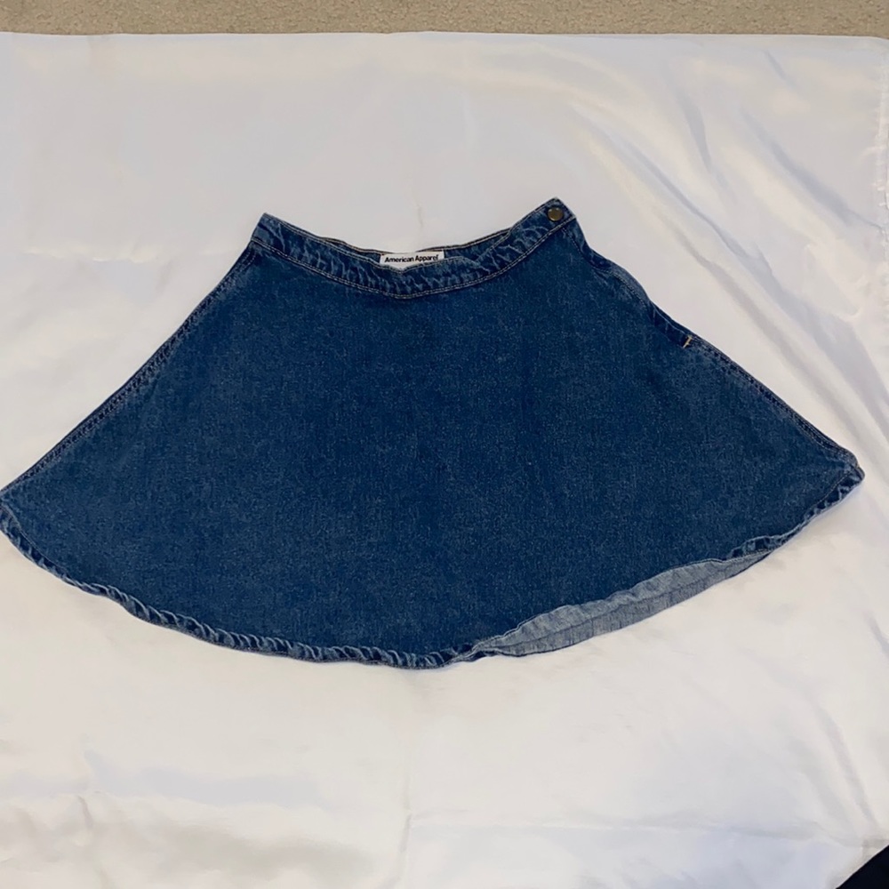 American Apparel Mini Skirt Skater Skirt Small
